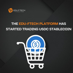 The EDU-FTECH platform has started trading USDC stablecoin
